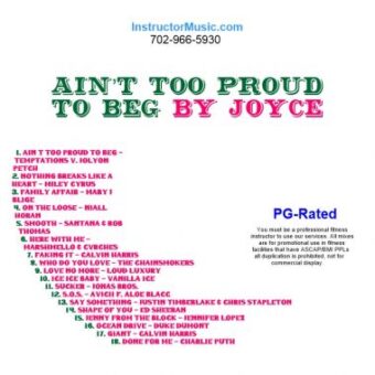 Ain’t Too Proud To Beg by Joyce 5