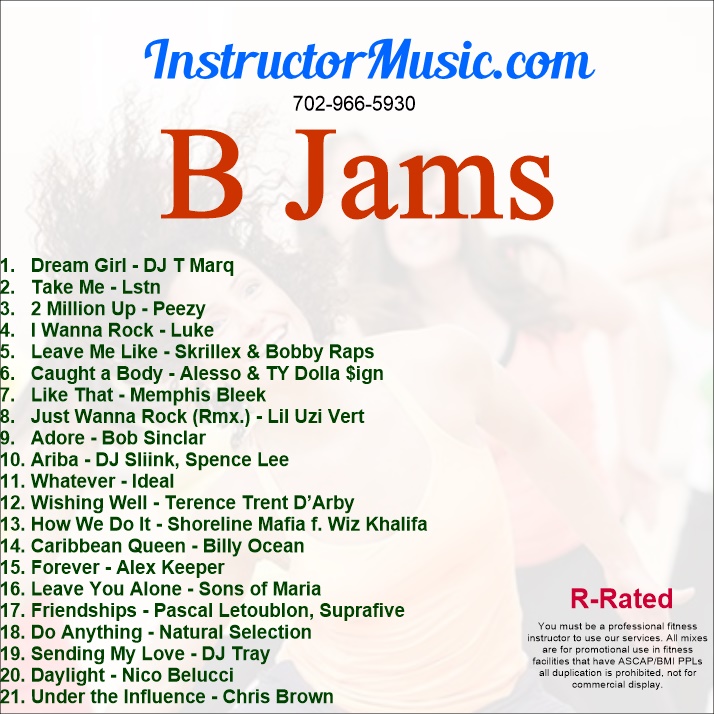 B Jams | Instructor Music | Workout Music | Exercise Music