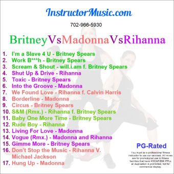 Britney Vs Madonna Vs Rihanna