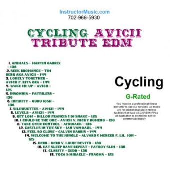 Cycling Avicii Tribute EDM 7