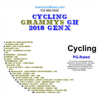 Cycling Grammys GH 2018 GenX 12