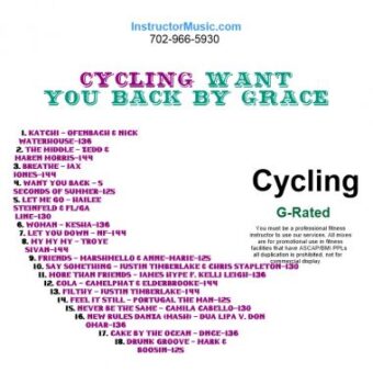 Cycling Want You Back by Grace 12