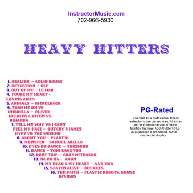 Heavy Hitters | Instructor Music | Workout Music | Exercise Music