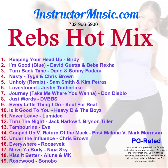 Rebs Hot Mix | Instructor Music | Workout Music | Exercise Music