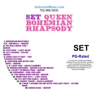 SET Queen Bohemian Rhapsody 4