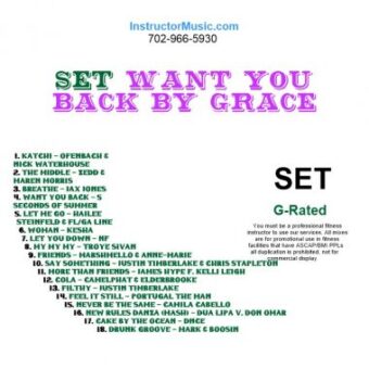 SET Want You Back by Grace 7
