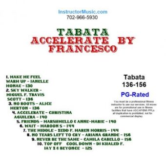Tabata Avicii Tribute EDM 6