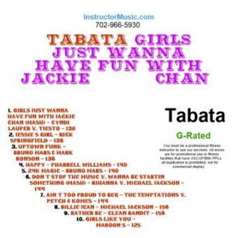 Tabata Girls Just Wanna Have Fun With Jackie Chan 10