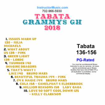 Tabata Grammys GH 2018 7