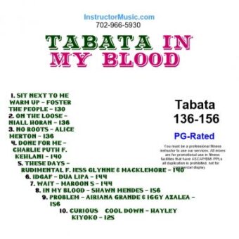 Tabata In My Blood 6