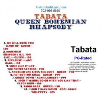 Tabata Queen Bohemian Rhapsody 10