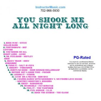 You Shook Me All Night Long